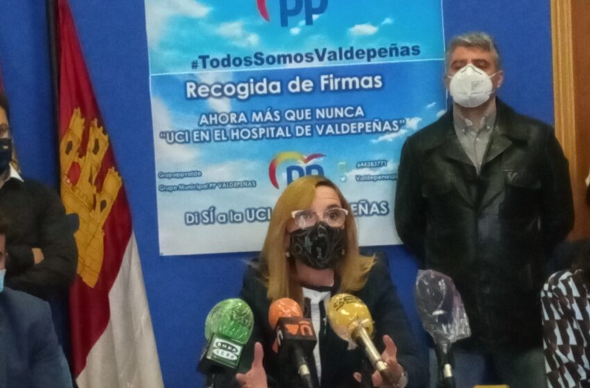  El PP de Valdepeñas, Comarca de Montiel y Campo de Calatrava piden una UCI para el Hospital General de Valdepeñas
