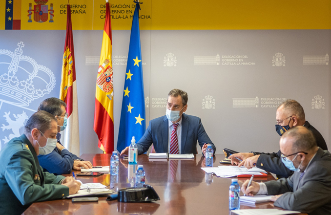  El delegado del Gobierno en Castilla-La Mancha preside la reunión del Centro de Coordinación Regional (CECOR)