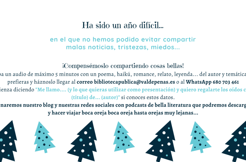  La Biblioteca de Valdepeñas desarrolla la exitosa actividad ‘Esta Navidad quiero regalarte… los oídos’