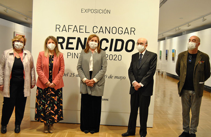  El Gobierno regional llevará la exposición de Canogar, que hoy se inaugura en Tomelloso, a otros espacios expositivos de Castilla-La Mancha