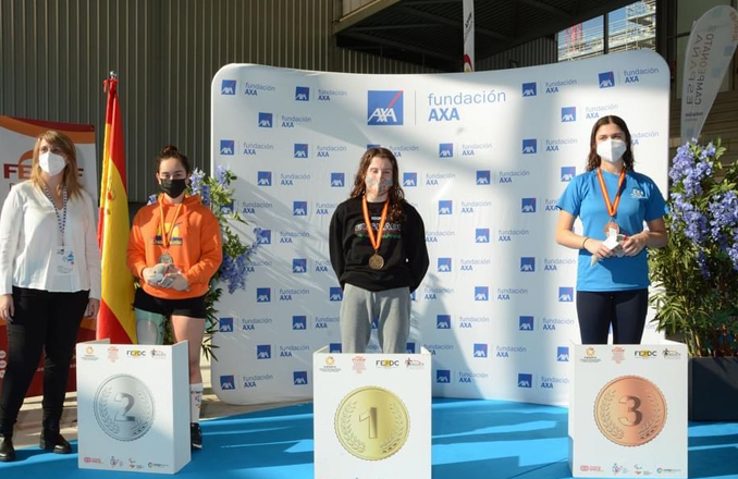  La nadadora Beatriz Lérida Maldonado se proclama subcampeona de España junior en el Campeonato de España Axa de natación adaptada