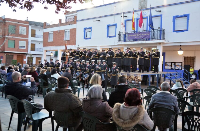  Gran éxito del I Encuentro de Banda de Cornetas y Tambores ‘Aldea Cofrade’ que llenó la Plaza de España de Aldea del Rey