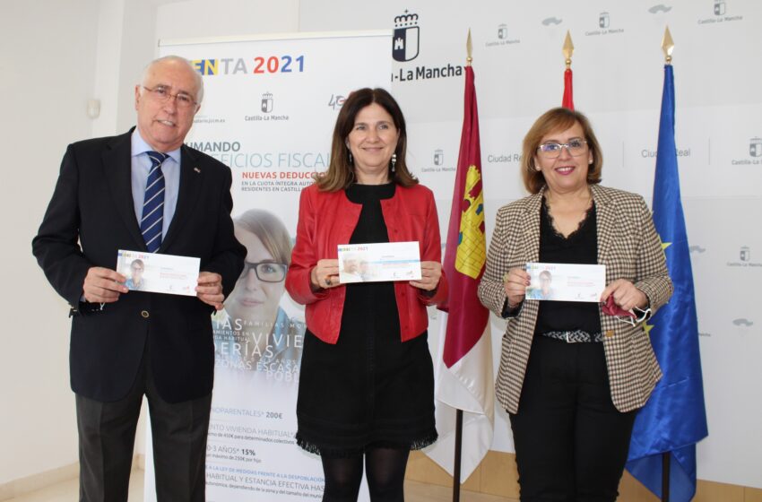  Un total de 42.270 contribuyentes de la provincia de Ciudad Real podrán beneficiarse de las deducciones fiscales autonómicas para la campaña de la renta de 2021