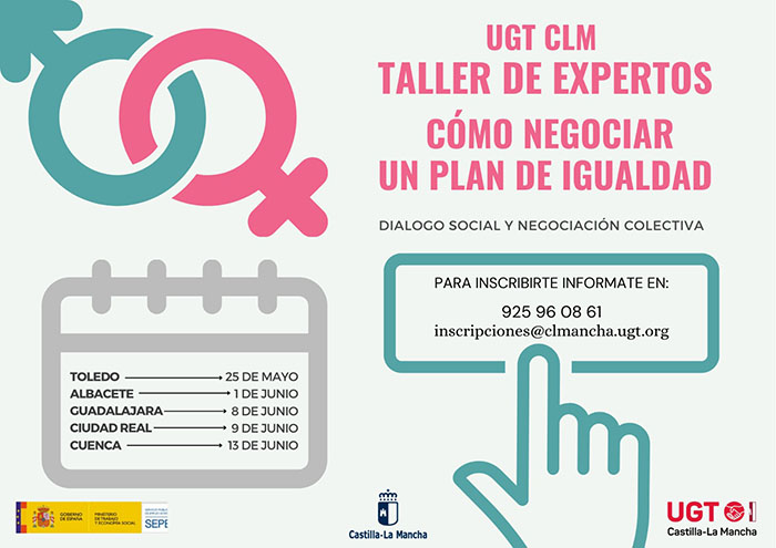  UGT Castilla-La Mancha forma en la negociación de los Planes de Igualdad de las empresas