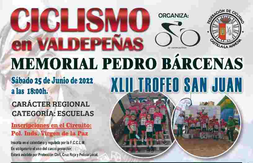 Trofeo San Juan-Memorial Pedro Bárcenas de Valdepeñas, más de cuarenta años impulsando el ciclismo base