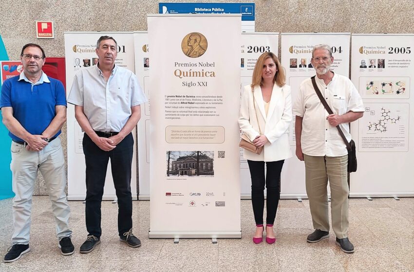  Gobierno regional y UCLM inauguran una exposición en la Biblioteca Pública del Estado de Ciudad Real dedicada a los Nobel de Química