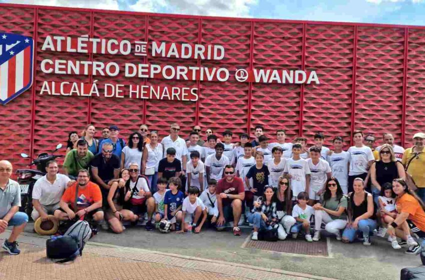  Bonita jornada de fútbol vivida por el equipo de fútbol escolar del CD Quijote en Alcalá de Henares