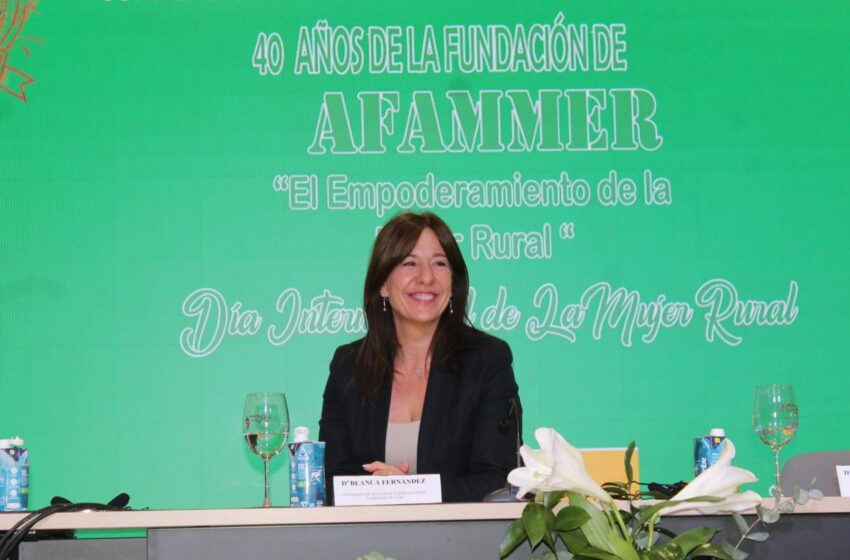  Blanca Fernández clausura la Conferencia Internacional conmemorativa de los 40 años de AFAMMER en Ciudad Real