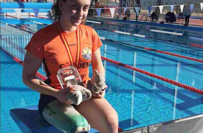  Beatriz Lérida se proclama campeona de España junior en el Campeonato Axa España de natación adaptada