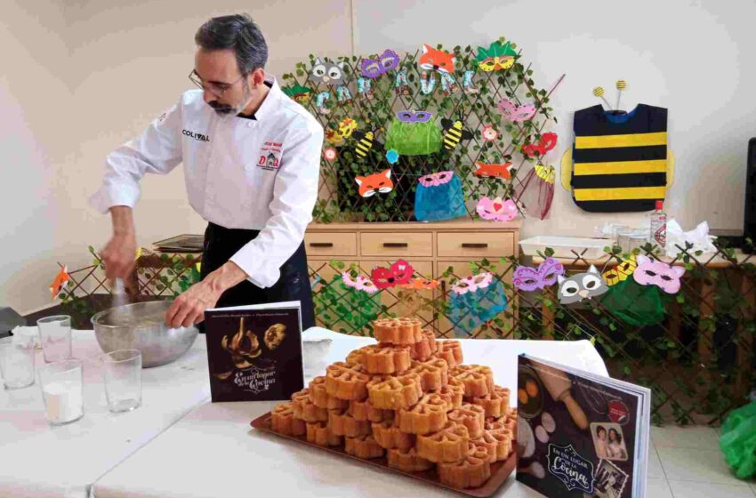  La Asociación Cultural Gastronómica Duelos y Quebrantos impartió un taller de repostería de tradicional de carnaval en la residencia de mayores  MonteVal