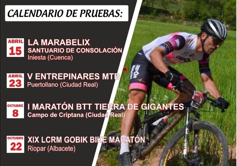  La Copa BTT XC Maratón de Castilla-La Mancha 2023 presenta su calendario de carreras