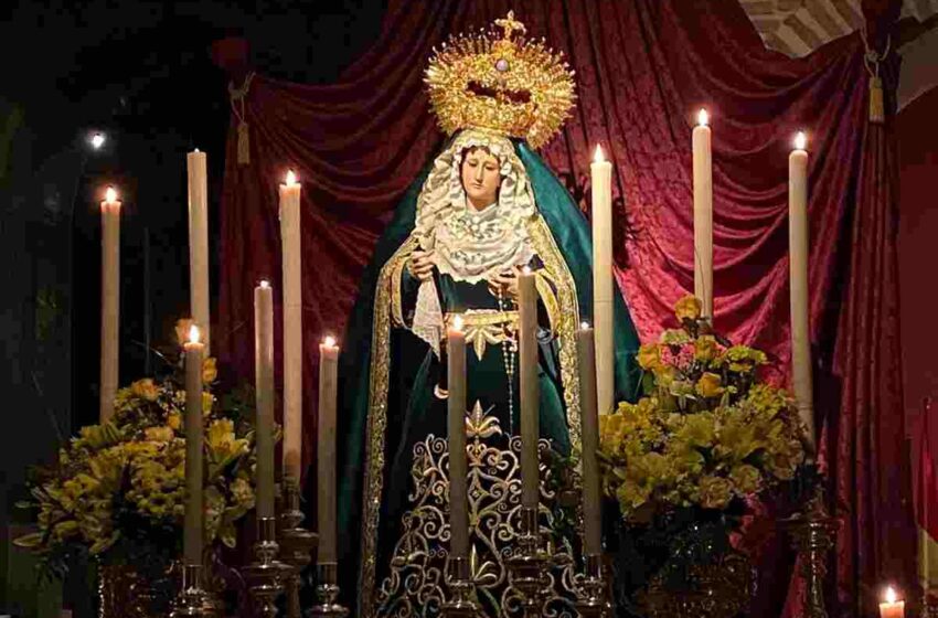  Comienza el Solemne Quinario a María Stma. de la Palma, Reina de los Mártires. Del lunes 13 al viernes 17 de marzo. 20:00 h