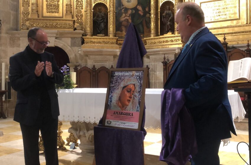  La Cofradía de Jesús Orando en el Huerto y Mª Stma. de la Amargura presentan el cartel de la Estación de Penitencia