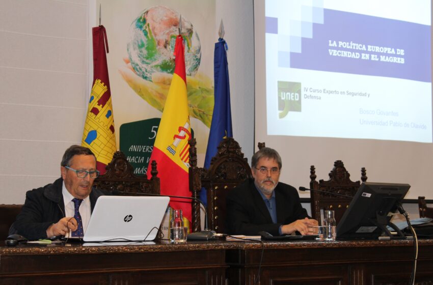  El profesor Bosco Govantes, de la Universidad Pablo de Olavide, habló en la UNED de la política europea de vecindad en el Magreb