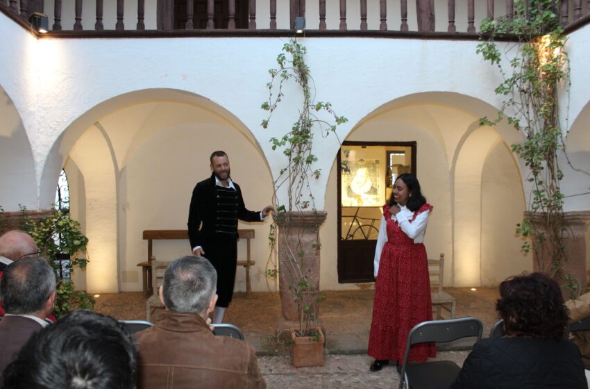  El actor Franco Méndez regresa esta primavera a Villanueva de los Infantes acompañado por Berenice González con Poesía, Vino y Teatro