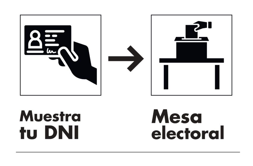  300 pictogramas en las sedes electorales de Valdepeñas para unas elecciones inclusivas