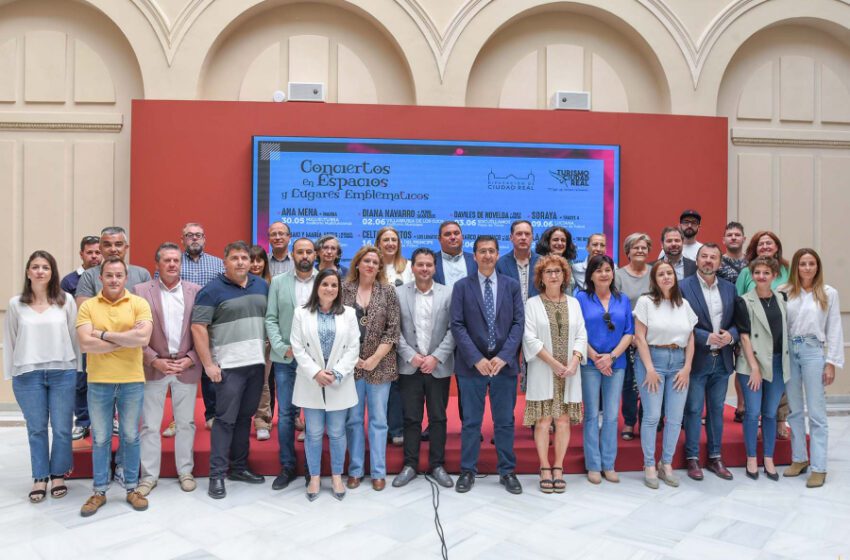  La Diputación impulsa la VII edición de los “Conciertos en Espacios Emblemáticos” con actuaciones de artistas referentes a nivel nacional en 16 municipios de la provincia