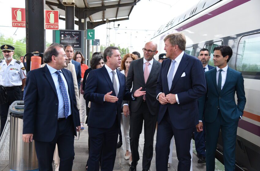  Recepción al Rey de  Países Bajos en su visita a Puertollano