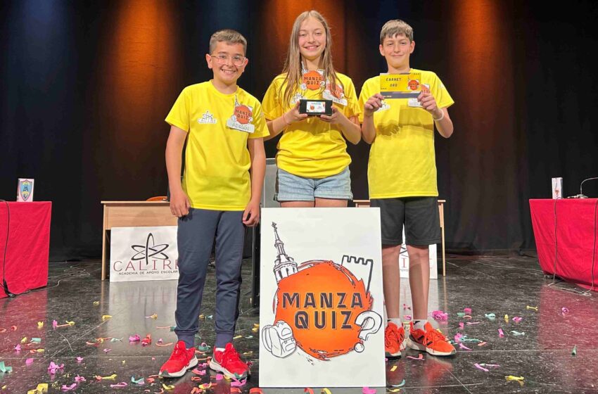  El colegio ‘Altagracia’ de Manzanares gana la 2ª edición de ‘ManzaQuiz’