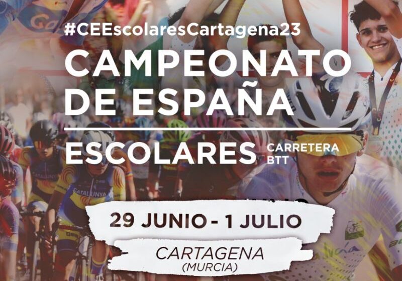  Selección de Castilla-La Mancha conformada por ciclistas infantiles y cadetes para los campeonatos de España en Cartagena