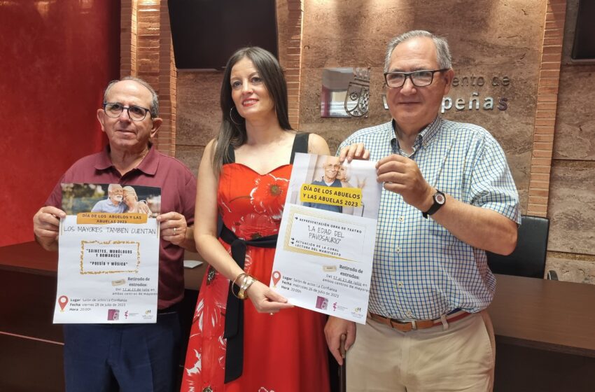  Centros de mayores de Valdepeñas programan evento especial para el Día de los Abuelos
