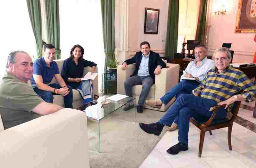  El presidente de la Diputación provincial ha recibido a representantes de la Asociación Provincial de Hostelería
