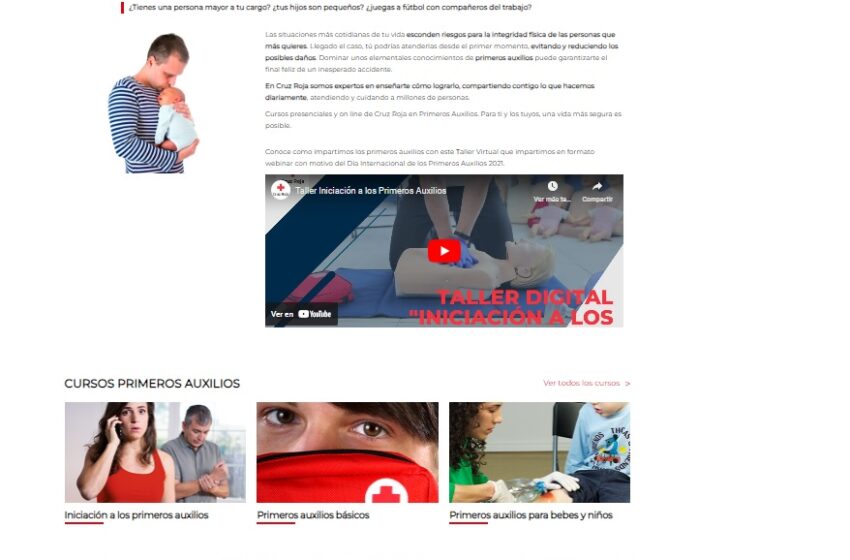  Cruz Roja lanza una app mundial de primeros auxilios para fomentar el conocimiento y la confianza en situaciones de emergencia