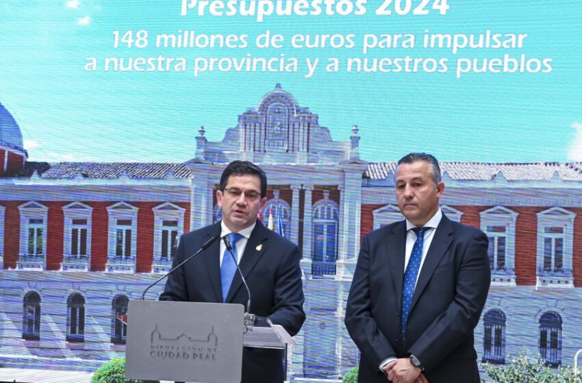  La Diputación de Ciudad Real presenta los Presupuestos para 2024: 148 millones de euros para mejorar servicios en los municipios