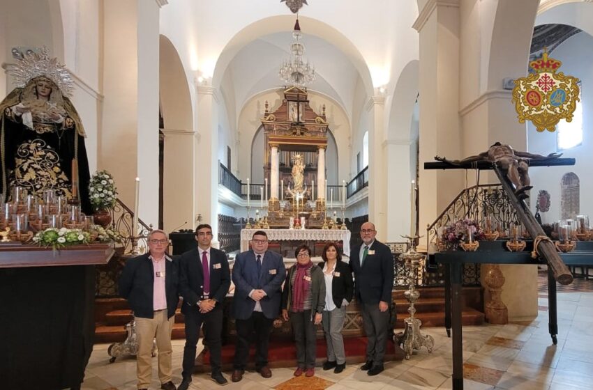  Homaje a la labor social de la Hermandad del Santísimo Cristo de la Misericordia y María Santísima de la Amargura en Montilla.