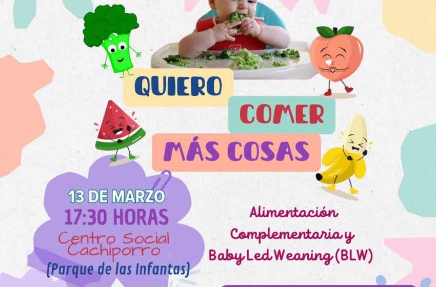  “Mama, quiero comer más cosas”, próxima charla del grupo de lactancia Enlazados