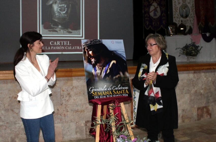  Granátula de Calatrava presenta su cartel de Semana Santa, destacando a la Hermandad del Nazareno.