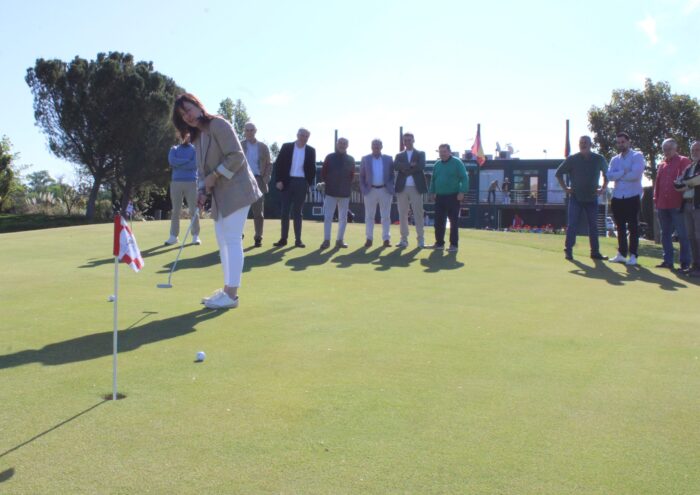 Blanca Fernández en la PGA golf