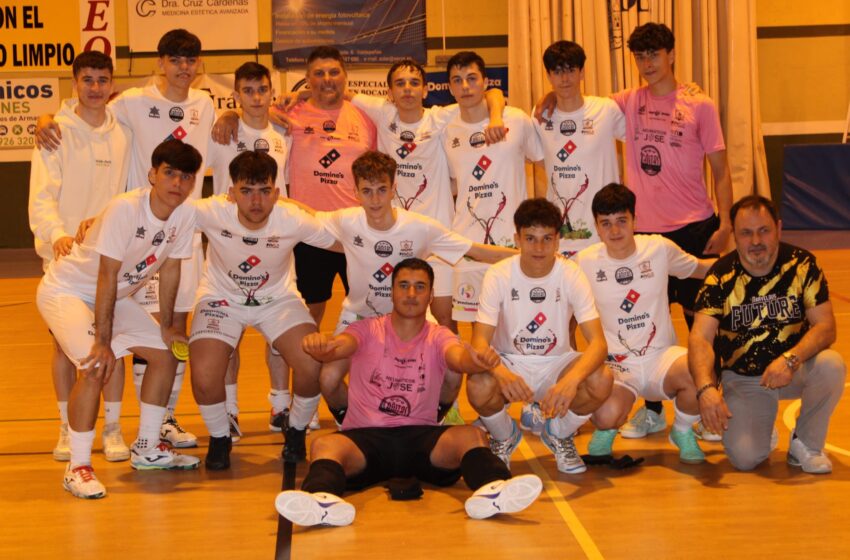  El Dominos Pizza VivELA Quijote concluye la Liga Regional Juvenil en tercera posición tras su victoria ante Futsal Villarrobledo.