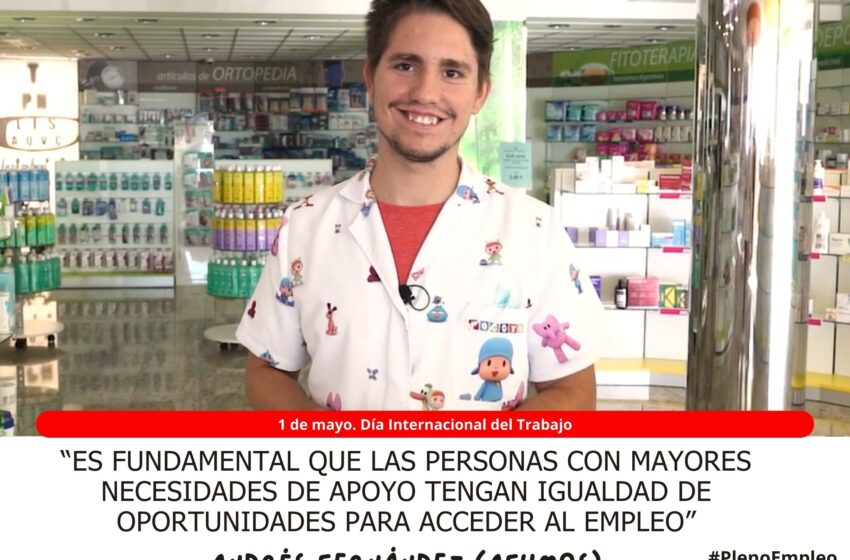  Plena inclusión llama a adoptar medidas concretas para garantizar la inclusión laboral de personas con discapacidad intelectual