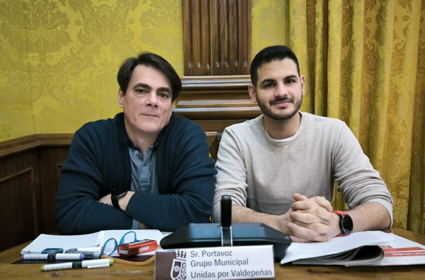  Unidas por Valdepeñas rechazará los presupuestos locales elaborados entre el Partidos Socialista y Vox.