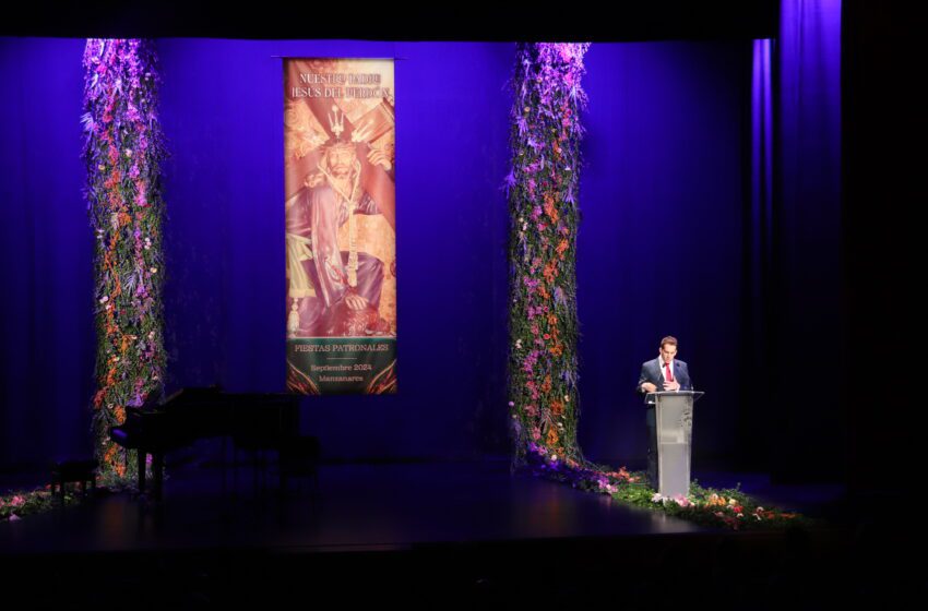  Comienzan las fiestas patronales 2024 de Manzanares con un emotivo pregón de José Antonio Cano