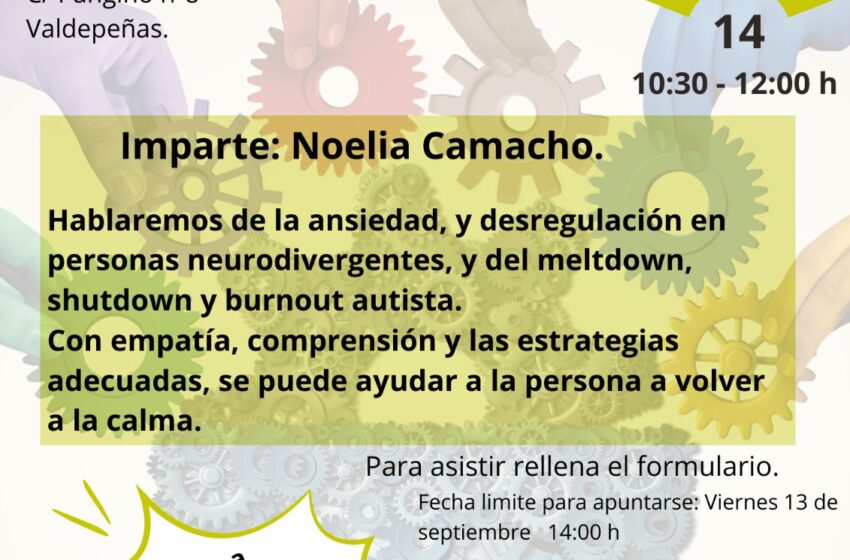  Neurodiversos C-LM organiza una charla-coloquio sobre “Neurodivergencias y familias” en Valdepeñas