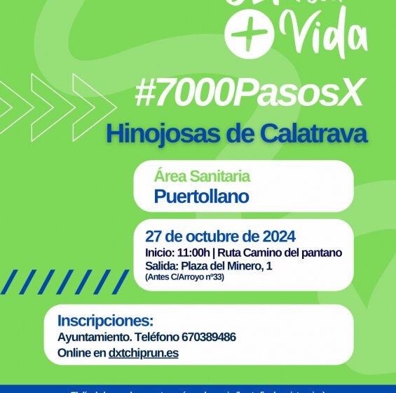  Hinojosas de Calatrava se suma al programa 7000PasosX de la Consejería de Sanidad para promover el ejercicio, los hábitos y el ocio saludables