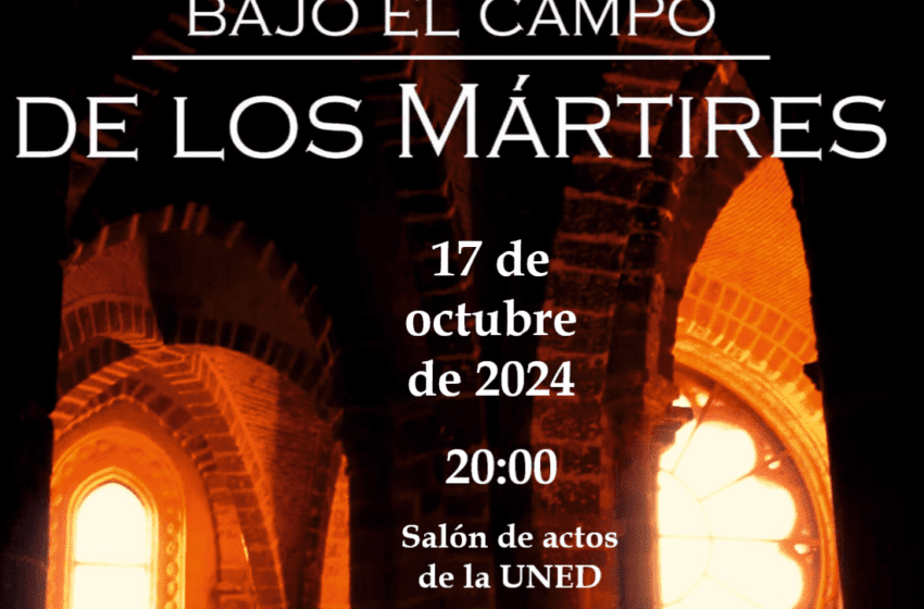  Presentación de la nueva novela de intriga Bajo el campo de los mártires en la UNED de Valdepeñas por Luis Chacón de la Torre