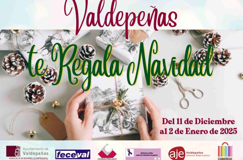  ‘Valdepeñas te regala Navidad’ premia con 1.300 euros a los clientes que compran en el comercio local