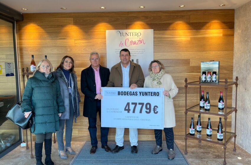  Bodegas Yuntero recauda casi 5.000 euros para los afectados por la Dana en Valencia