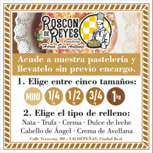  La tradición del Roscón de Reyes en Horno San Antonio de Valdepeñas