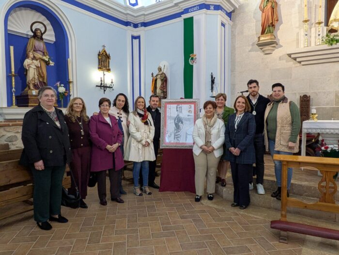  Presentado el cartel de la Procesión de Jesús Resucitado en la Ermita de la Virgen de la Cabeza
