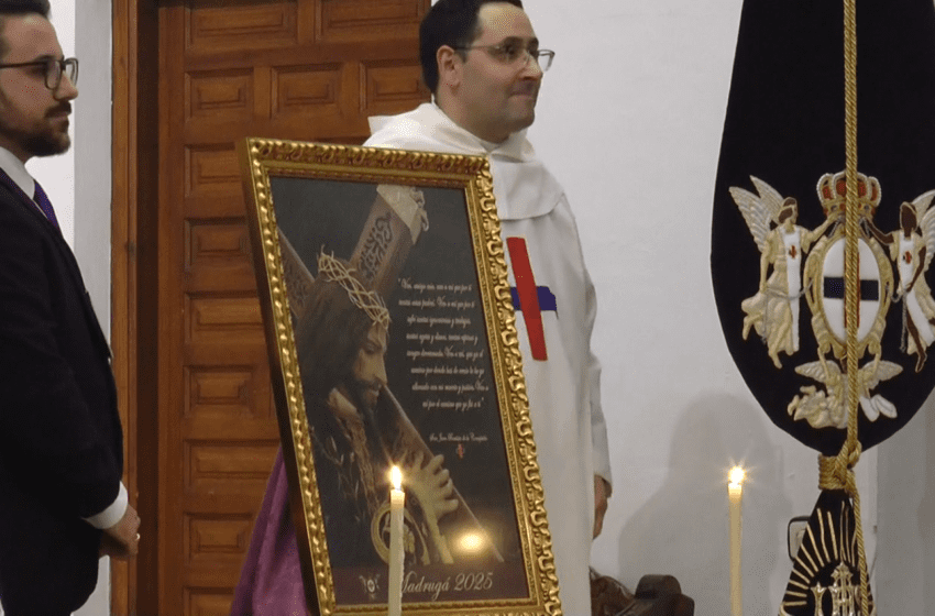  Se presenta el cartel de la Madrugá 2025 de Valdepeñas en el Convento de la Santísima Trinidad