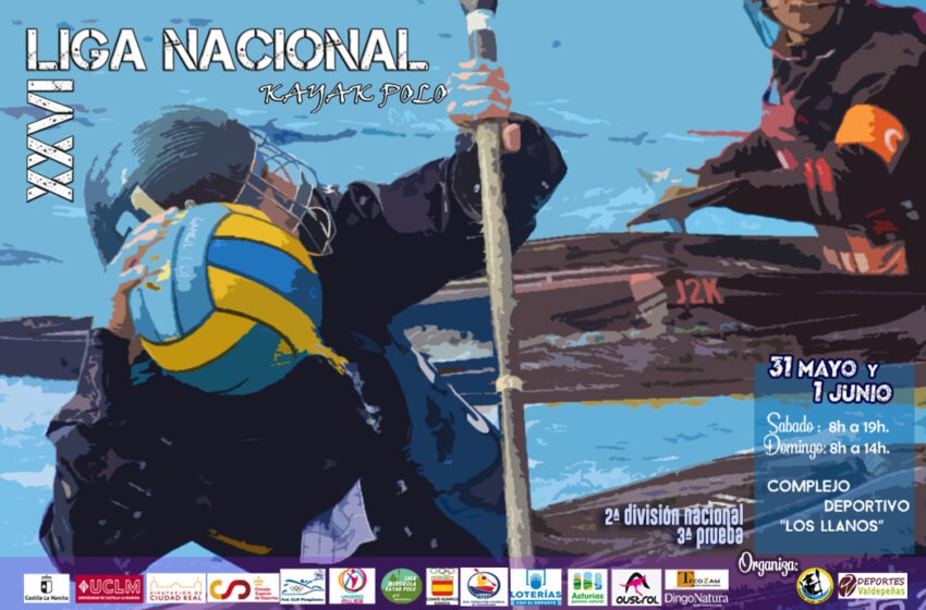  Valdepeñas alberga la tercera prueba de la Segunda División Nacional de Kayak Polo.