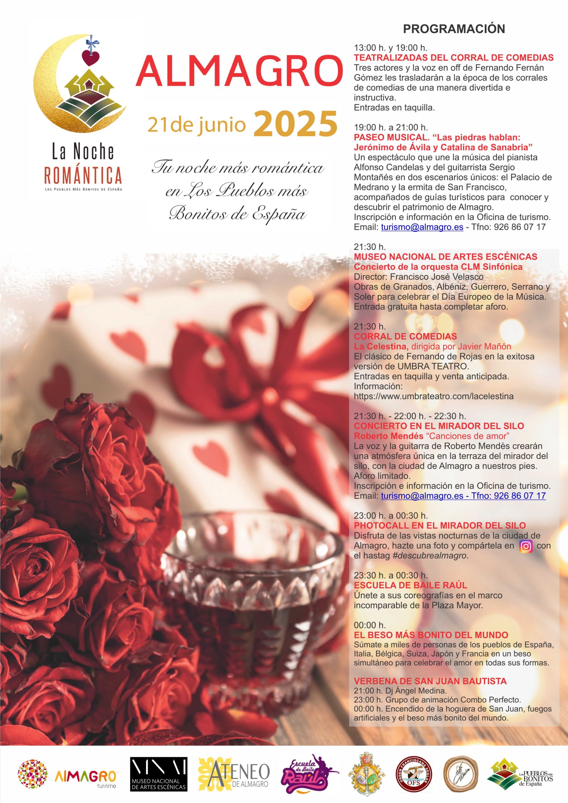  Almagro se convierte en escenario de arte, música y emociones este sábado en La Noche Romántica 2025