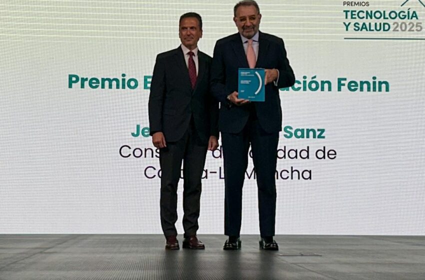  El consejero de Sanidad de Castilla-La Mancha, reconocido por FENIN por su destacada trayectoria profesional en la gestión sanitaria
