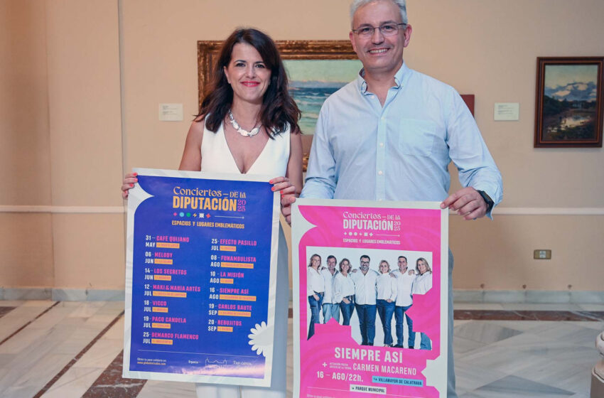  Los conciertos de la Diputación de Ciudad Real llegarán a Villamayor de Calatrava el próximo 16 de agosto con el grupo “Siempre así”