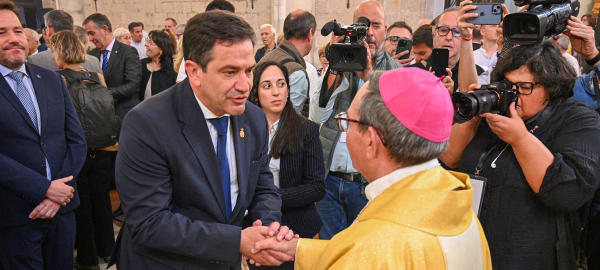  El presidente de la Diputación de Ciudad Real desea éxito al nuevo obispo, Abilio Martínez