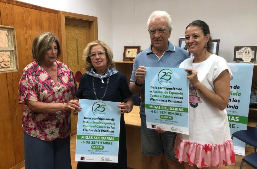  La AECC Valdepeñas celebra estas Fiestas 25 años de Migas Solidarias